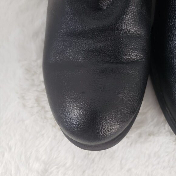 BOC. Black Western Pullon Faux Leather Bootie Size 8 - Picture 9 of 14